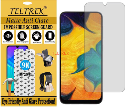 TELTREK Tempered Glass Guard for SAMSUNG A30 (Matte Flexible Shatterproof)(Pack of 1)