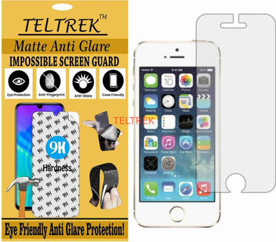 TELTREK Tempered Glass Guard for APPLE IPHONE 5S (Matte Flexible Shatterproof)(Pack of 1)