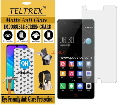 TELTREK Tempered Glass Guard for NUBIA Z17 LITE (Matte Flexible Shatterproof)(Pack of 1)