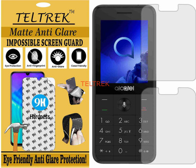 TELTREK Tempered Glass Guard for ALCATEL 3088 (Matte Flexible Shatterproof)(Pack of 1)