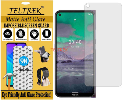 TELTREK Tempered Glass Guard for NOKIA 5 4 (Matte Flexible Shatterproof)(Pack of 1)