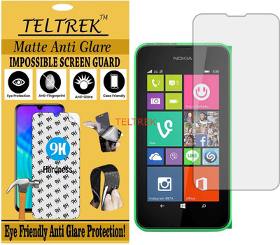 TELTREK Tempered Glass Guard for NOKIA LUMIA 530 (Matte Flexible Shatterproof)(Pack of 1)