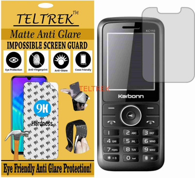 TELTREK Tempered Glass Guard for KARBONN KC110 (Matte Flexible Shatterproof)(Pack of 1)