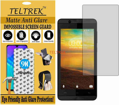 TELTREK Tempered Glass Guard for LAVA A51 (Matte Flexible Shatterproof)(Pack of 1)