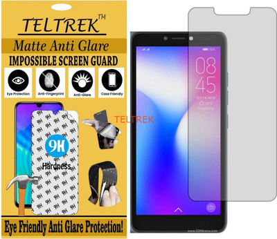 TELTREK Tempered Glass Guard for TECNO POP 2F (Matte Flexible Shatterproof)(Pack of 1)