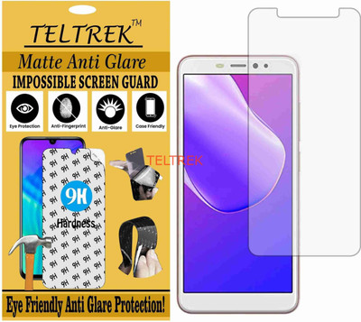 TELTREK Tempered Glass Guard for ITEL S42 (Matte Flexible Shatterproof)(Pack of 1)