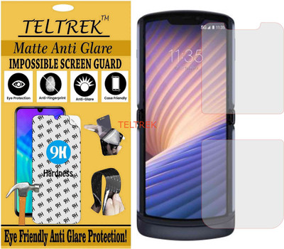 TELTREK Tempered Glass Guard for MOTO RAZR 5G (Matte Flexible Shatterproof)(Pack of 1)