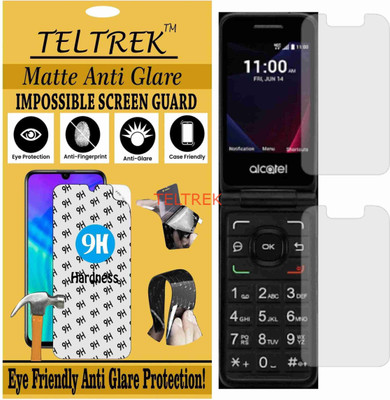 TELTREK Tempered Glass Guard for ALCATEL GO FLIP V (Matte Flexible Shatterproof)(Pack of 1)