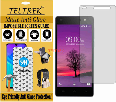 TELTREK Tempered Glass Guard for LAVA A72 (Matte Flexible Shatterproof)(Pack of 1)
