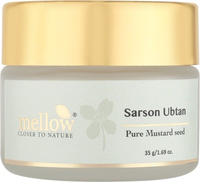 mellow Sarson Ubtan | Pure Mustard Seed for Lightning Skin and Radiating Glow Scrub(35 g)