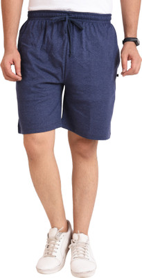 NEO GARMENTS Solid Men Blue Regular Shorts