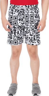 NOW OR NEVER Printed Men Multicolor Basic Shorts