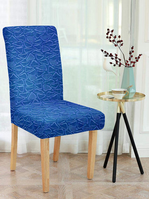 Flipkart SmartBuy Polyester Geometric 1 Seater Chair Cover(Blue Pack of 4)