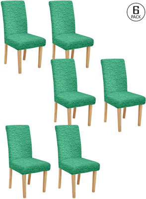Flipkart SmartBuy Polyester Abstract 1 Seater Chair Cover(Green Pack of 6)