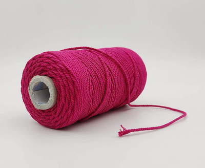KnottyThread Rani Pink Thread(50 m Pack of1)