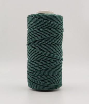 KnottyThread Army Green Thread(50 m Pack of1)
