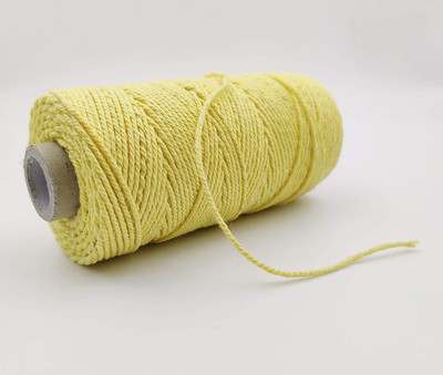 KnottyThread Yellow Thread(50 m Pack of1)