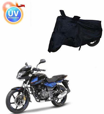 SEBOMGO Two Wheeler Cover for Bajaj(Black)