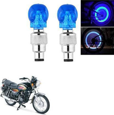 QUIRKY ZONE Plastic, Steel Tyre Valve Cap for Bike, Car(Skull)