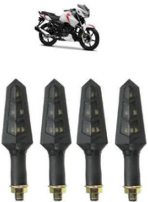 PECULIAR ZONE Front, Rear LED Indicator Light for TVS Apache RTR 160(Blue)