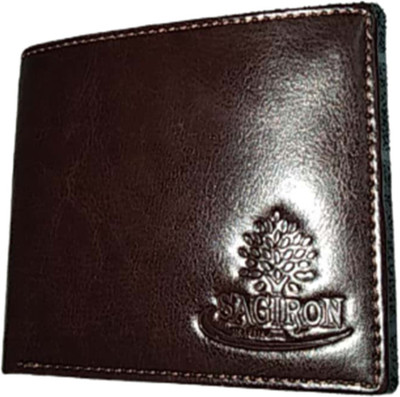 SAGIRON Men Casual Brown Artificial Leather Wallet(9 Card Slots)