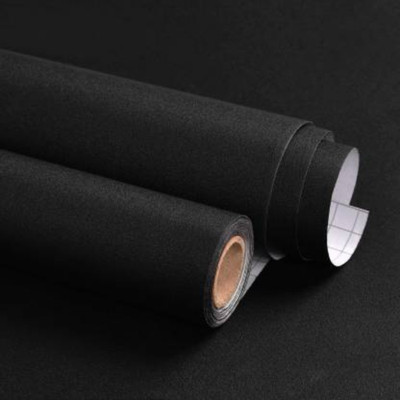 Wonderwall Vinyl Classics Black Wallpaper(L x W: 500 cm x 45 cm)
