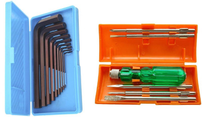 DUMDAAR 9pc Hex allen key Allen Key Set