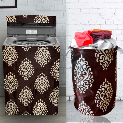Comfort House Top Loading Washing Machine  Cover(Width: 55 cm, Brown)