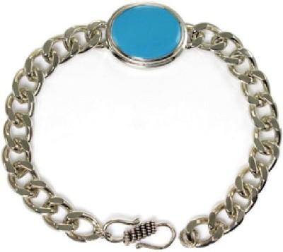Jaipur Gemstone Stone Turquoise Silver Bracelet