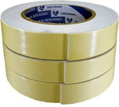RD Zoom Enterprises foam tape Desktop Dispenser Double Side Foam Tape (Manual)(Set of 3, Yellow)