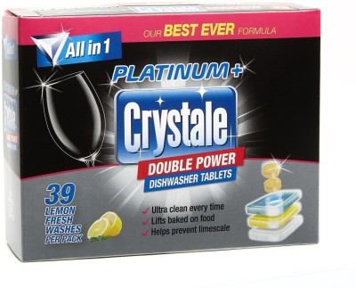 Crystale Platinum Dishwasher Tablets 39's Lemon Dishwashing Detergent(702 g)