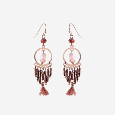 PRETTY WOMEN PWER111ECOM Beads Alloy Tassel Earring