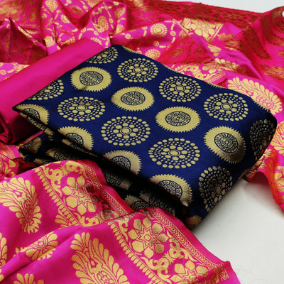 ANAND Jacquard Self Design Salwar Suit Material