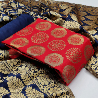 ANAND Jacquard Self Design Salwar Suit Material