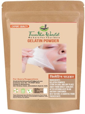 Twacha world Gelatin Powder For Face Mask/Hair removal (Skin Care) 100 GM(100 g)