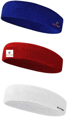 Glitter Head Band Head Band(Blue, Red, White)