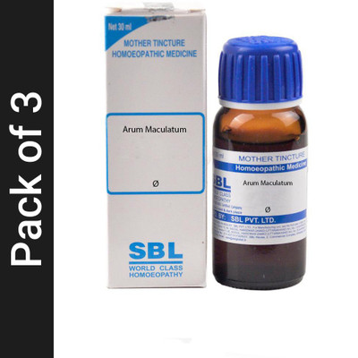SBL Arum Maculatum Q Mother Tincture(3 x 30 ml)