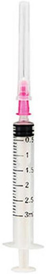 JK CURE Nipro Syringe Medical Needle Syringe 2.5 ml With Needle ( Pack Of 100 ) Medical Needle(Clear)