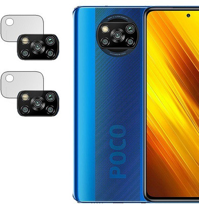ZORAM Back Camera Lens Glass Protector for Xiaomi Poco X3 NFC(Pack of: 2)