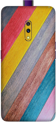 OggyBaba Realme X, Phone Back side Protector and Camera Protector Mobile Skin(Ultra Super Colorful-Textile Skin Matte Finish)