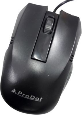 PRODOT Majestic Basket Ergonomic & Comfortable Wired USB Optical Mouse Wired Ambidextrous Optical Mouse(USB 2.0, Black)
