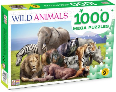 HELLO FRIEND 1000 Pcs Wild Animals Puzzle box(1000 Pieces)