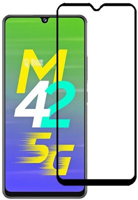 Q Box Edge To Edge Tempered Glass for Samsung Galaxy M42(Pack of 1)