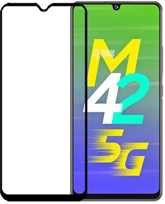 Q Box Edge To Edge Tempered Glass for Samsung Galaxy M42(Pack of 1)