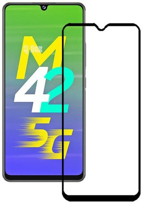 Q Box Edge To Edge Tempered Glass for Samsung Galaxy M42(Pack of 1)