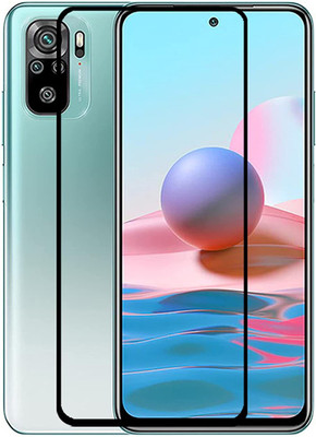 AKSHUD Edge To Edge Tempered Glass for Mi Redmi Note 10s(Pack of 1)