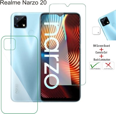 Fomieja Nano Glass for Realme Narzo 20(Pack of 3)