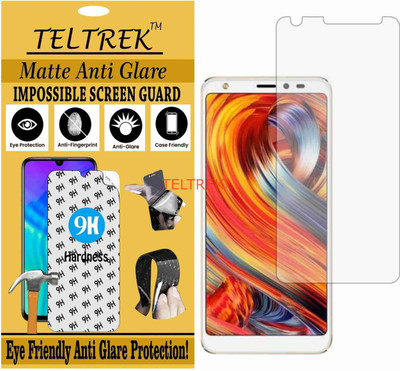 TELTREK Tempered Glass Guard for COMIO X1 (Matte Flexible Shatterproof)(Pack of 1)