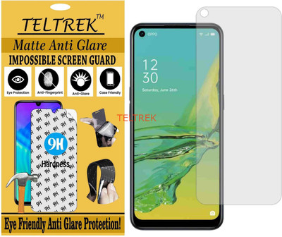 TELTREK Tempered Glass Guard for OPPO A33 (2020) (Matte Flexible Shatterproof)(Pack of 1)
