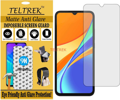 TELTREK Tempered Glass Guard for REDMI 9C (Matte Flexible Shatterproof)(Pack of 1)